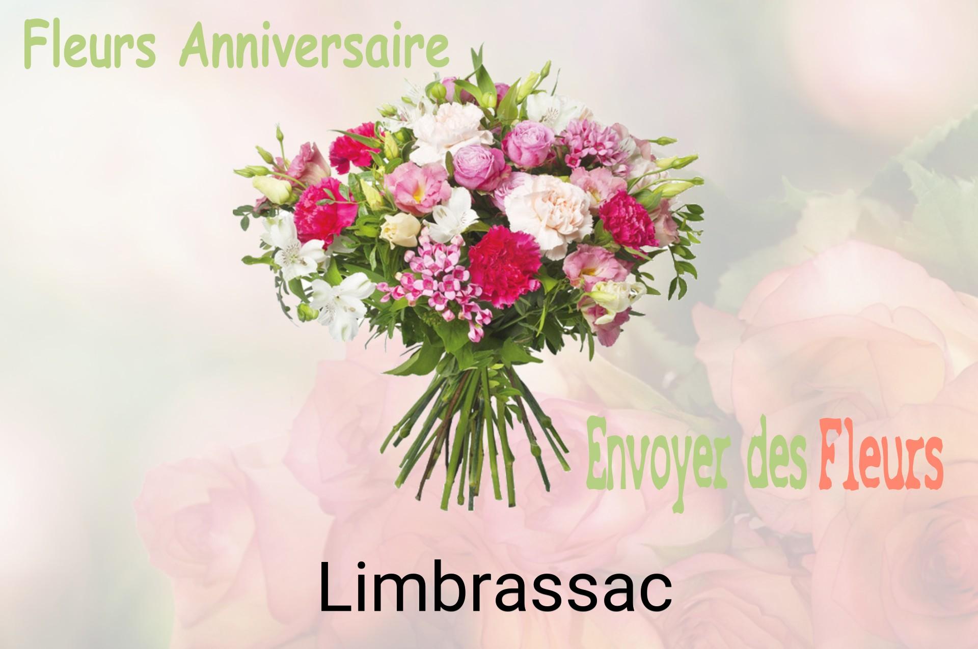 Bouquet de fleurs d’anniversaire livré à Limbrassac
