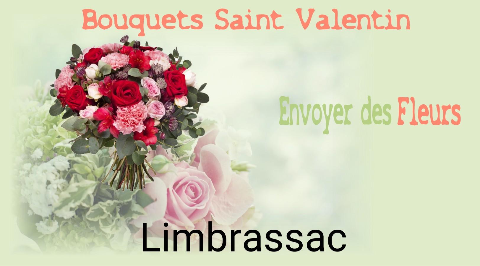 Roses de Saint-Valentin livrées à Limbrassac
